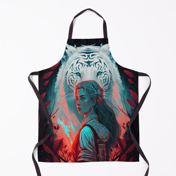 Item preview, White tiger totem designed and sold by Harlechryzz.
