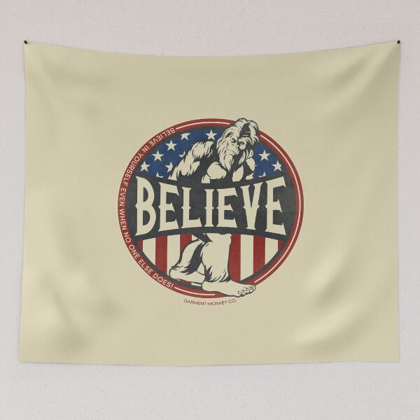 Item preview, Bigfoot believer designed and sold by GarmentMonkeyCo.