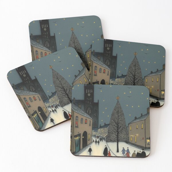 Item preview, CHRISTMAS SCENE PAINTING Midjourney AI art designed and sold by davidjulie.