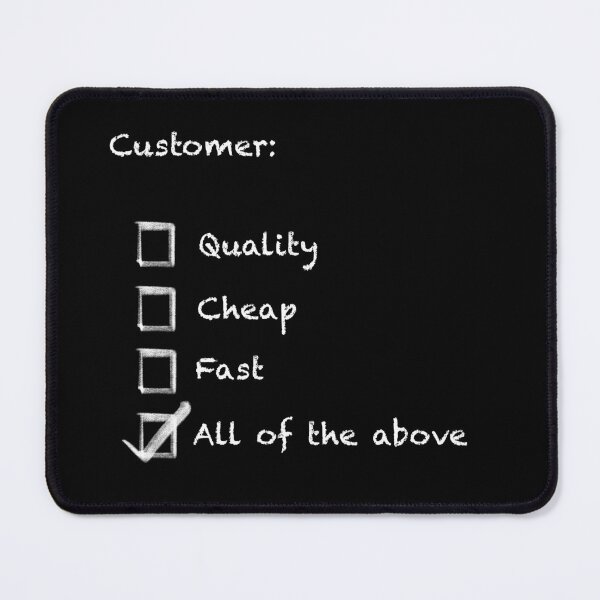 Item preview, POV: Customer - Funny Occupation Gift Ideas designed and sold by vystudio.