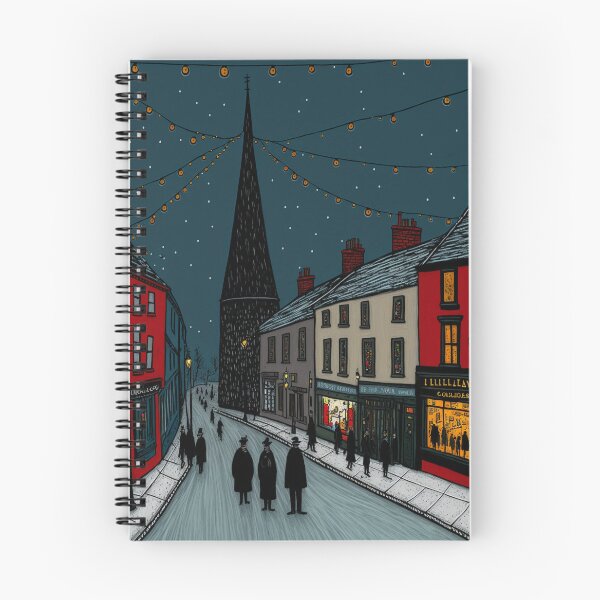 Item preview, CHRISTMAS SCENE PAINTING Midjourney AI art designed and sold by davidjulie.