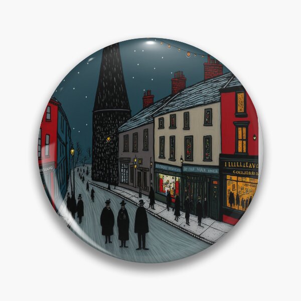 Item preview, CHRISTMAS SCENE PAINTING Midjourney AI art designed and sold by davidjulie.