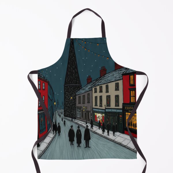 Item preview, CHRISTMAS SCENE PAINTING Midjourney AI art designed and sold by davidjulie.