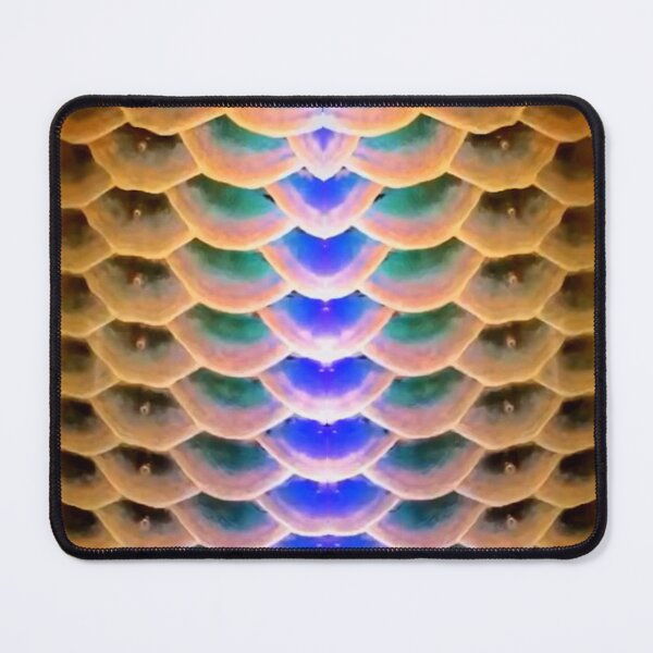 Item preview, Arowana Scale Pattern Blue Green and Gold designed and sold by Artistability.