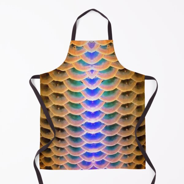 Item preview, Arowana Scale Pattern Blue Green and Gold designed and sold by Artistability.