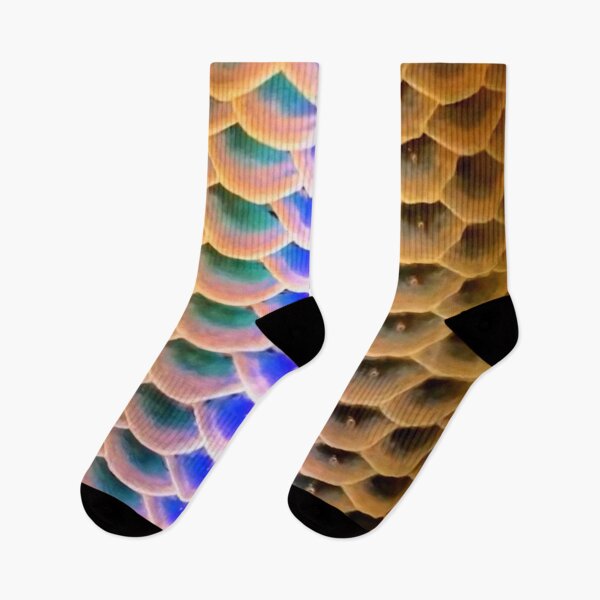 Item preview, Arowana Scale Pattern Blue Green and Gold designed and sold by Artistability.