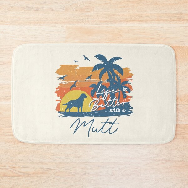 Item preview, Life is Better With Mutt Beach Sunset Retro Vintage designed and sold by rafaeltto.