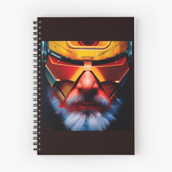 Item preview, realistic close up portrait of cyber punk cyborg style deegital art wallpaper fantasy futuristic modern art vibrant color designed and sold by Design Repo.