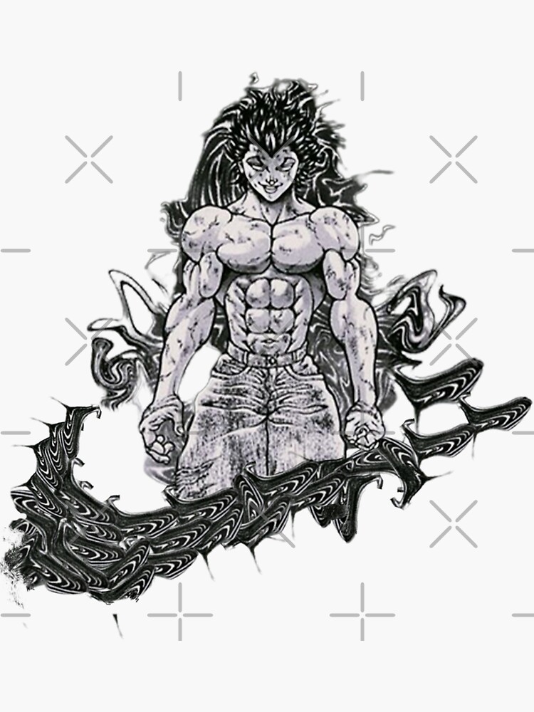 Pegatina «Copy of Copy of Original Baki Hanma The Grappler - Logotipo ...