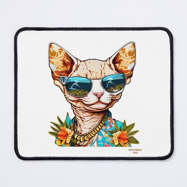 Item preview, Cool Devon Rex Cat - Cool Pet 17 designed and sold by Mitch-Angelo.
