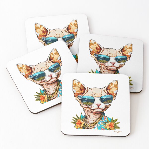Item preview, Cool Devon Rex Cat - Cool Pet 17 designed and sold by Mitch-Angelo.