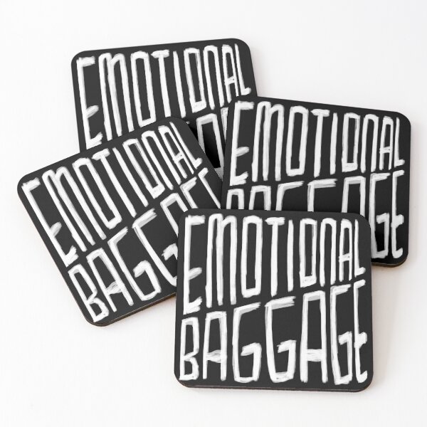 Item preview, Emotional Baggage, for emotional support, openness designed and sold by badlydrawnbabe.