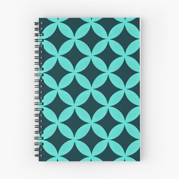 Item preview, Retro Green Monochrome Geometric Pattern designed and sold by Jane Izzy Designs.