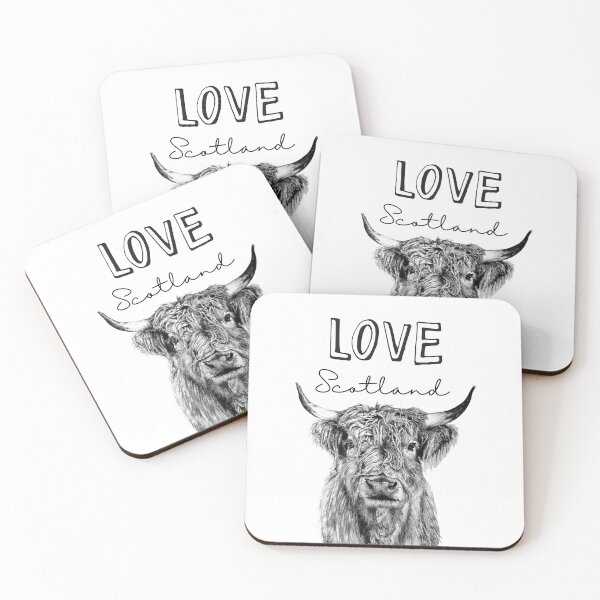 Item preview, Love Scotland Highland Cow  designed and sold by S-and-W-4ever.