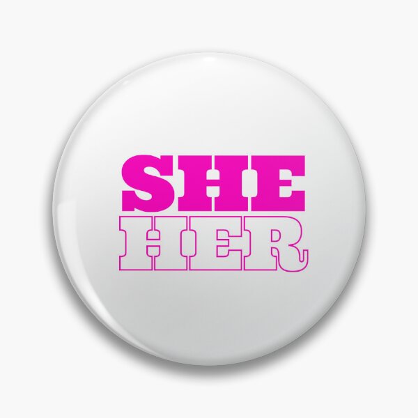 Item preview, SHE/HER pronouce designed and sold by tiyaran.