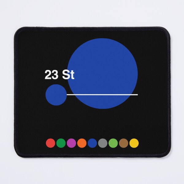 Item preview, 23rd Street, Chelsea, Manhattan, New York Subway designed and sold by ClickForMore.