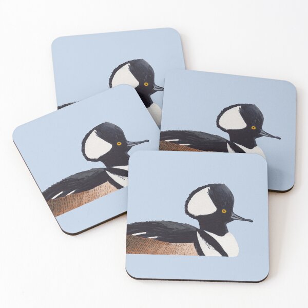 Item preview, HOODED MERGANSER designed and sold by BEATRIZ ABAITUA.
