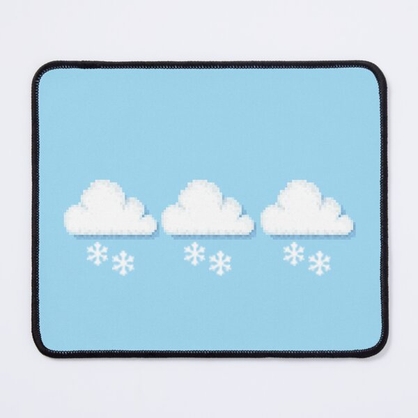 Item preview, Single Retro Snowy Cloud Pixel Weather Icon designed and sold by 8BitTrip.