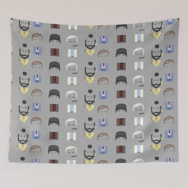 Item preview, The A. Silhouettes team. designed and sold by Anilustrada.