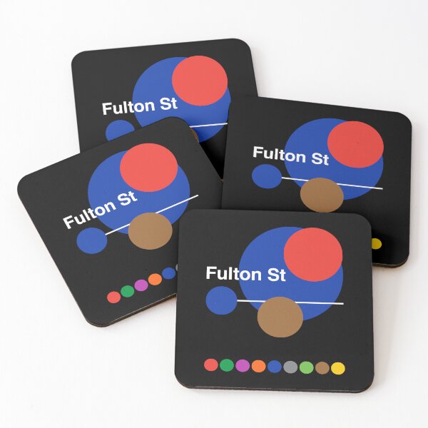 Item preview, Fulton Street, FiDi - Financial District, Lower Manhattan, New York Subway designed and sold by ClickForMore.
