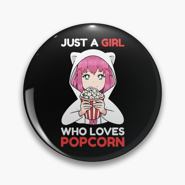 Item preview, Popcorn, Just a girl who loves popcorn designed and sold by sweary12.