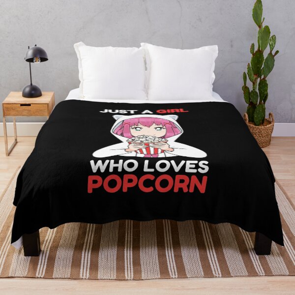 Item preview, Popcorn, Just a girl who loves popcorn designed and sold by sweary12.