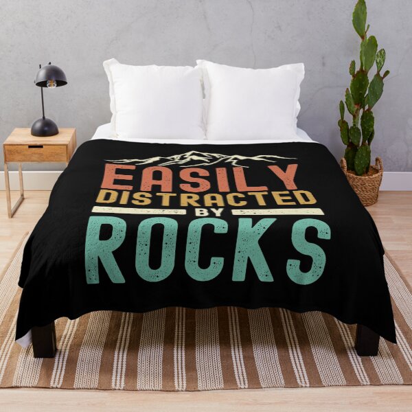Item preview, Easily Distracted By Rocks ( Geologist And Geology Teacher Gift) designed and sold by i-longmanshop.