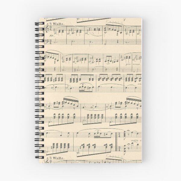 Item preview, Slightly aged distressed waltz musical note page one designed and sold by Trinket-Trickster.
