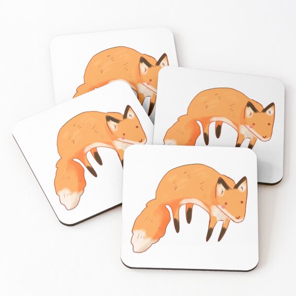 Item preview, Cute fox jumping  designed and sold by Mayarart.