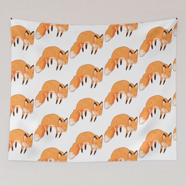 Item preview, Cute fox jumping  designed and sold by Mayarart.