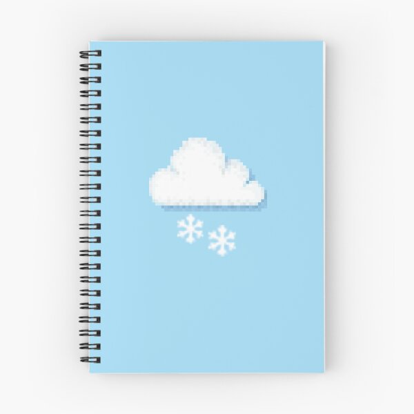 Item preview, Retro Snowy Cloud Pixel Weather Icon designed and sold by 8BitTrip.