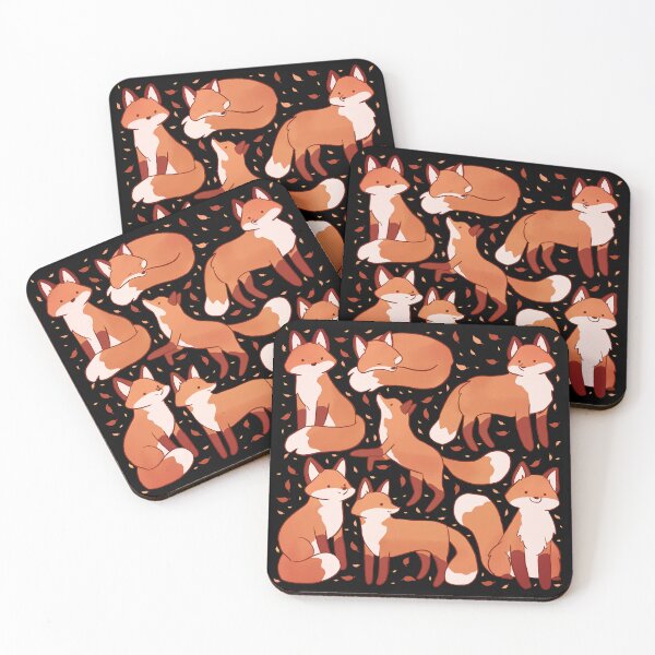 Item preview, Foxes cute pack illustration  - adorable fox pattern  designed and sold by Yarafantasyart.