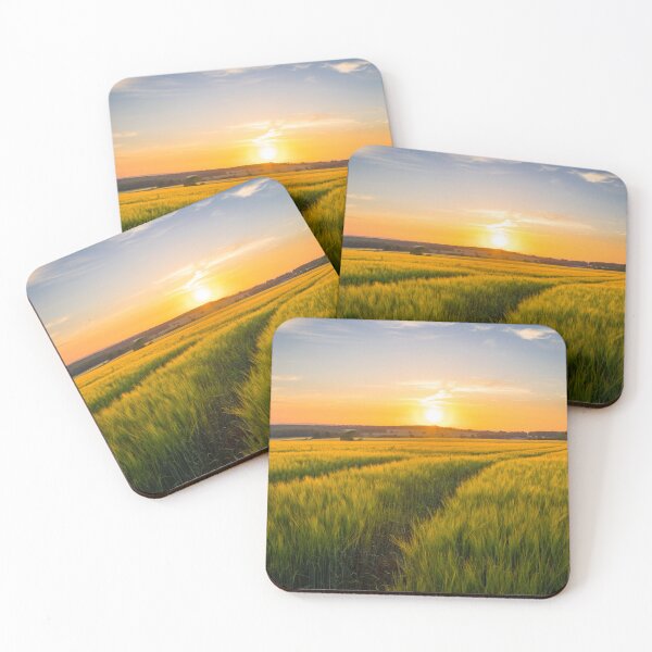 Item preview, Sunset Over Wheat Fields designed and sold by heidipics.