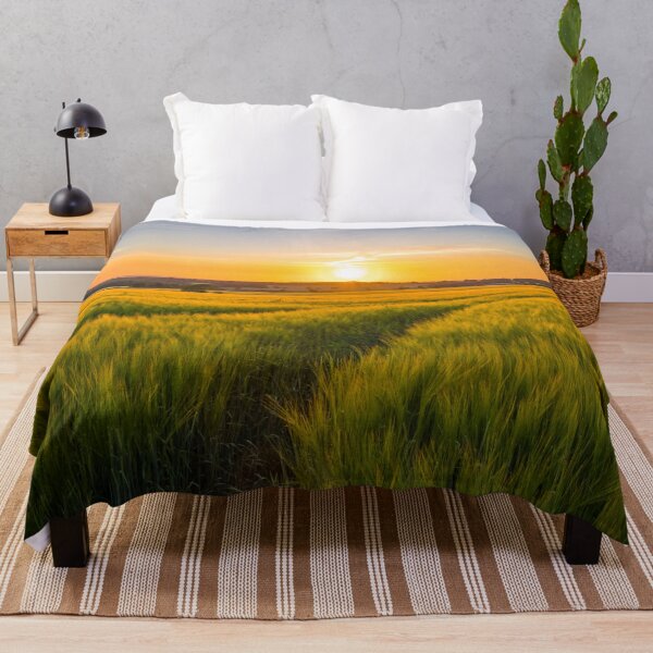 Item preview, Sunset Over Wheat Fields designed and sold by heidipics.