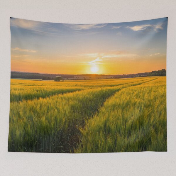 Item preview, Sunset Over Wheat Fields designed and sold by heidipics.