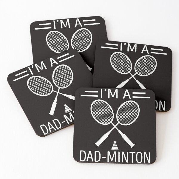 Item preview, I'm A Dad-minton Funny Pun Badminton Lovers Dad Father designed and sold by Buyeseoshop.