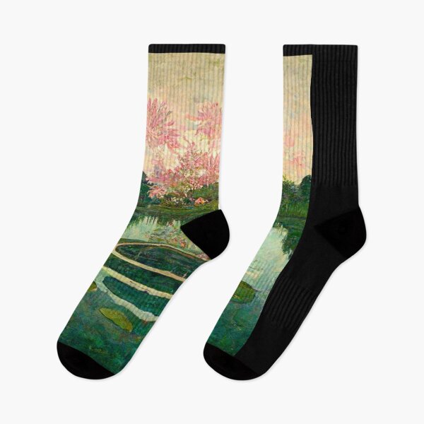 Item preview, Water Lillies Monet -Claude Monet Art Remake Design designed and sold by CandyDroidMerch.