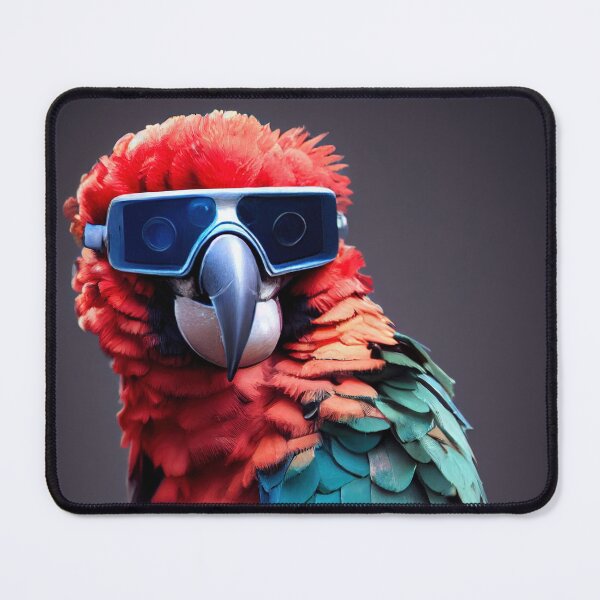 Item preview, Pirate Macaw Cyberpunk Anthropomorphic designed and sold by MimozaStudio.
