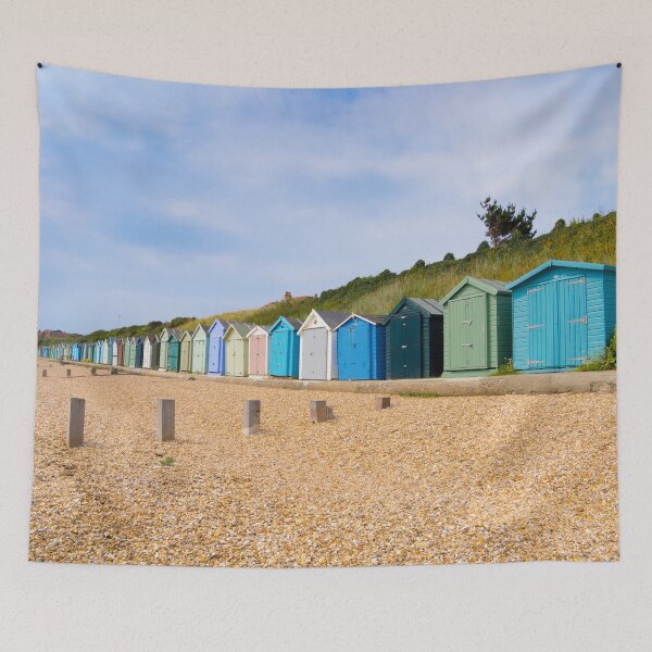 Item preview, Beach Huts at Hill Head designed and sold by heidipics.