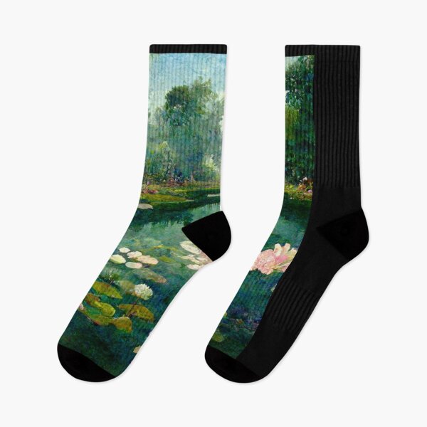 Item preview, Water Lillies Monet -Claude Monet Art Remake Design designed and sold by CandyDroidMerch.