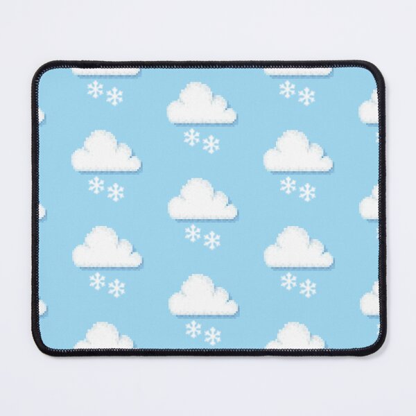Item preview, Retro Snowy Cloud Pixel Weather Icon designed and sold by 8BitTrip.