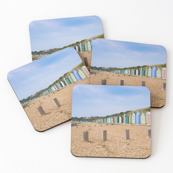 Item preview, Beach Huts at Hill Head designed and sold by heidipics.