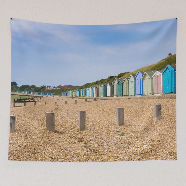 Item preview, Beach Huts at Hill Head designed and sold by heidipics.