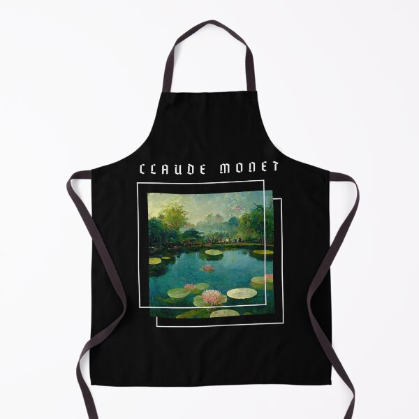 Item preview, Water Lillies Monet -Claude Monet Art Remake Design designed and sold by CandyDroidMerch.