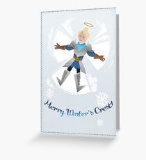 Snow Angel Pike Greeting Card