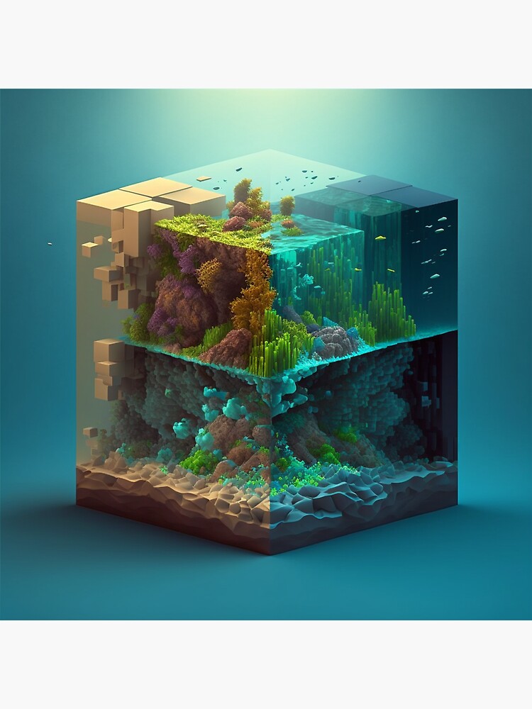 My small worlds Underwater Sticker for Sale by Lagavulin01