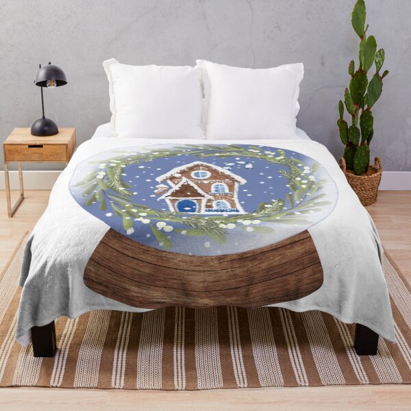 Item preview, Snow Globe Winter House 12 designed and sold by TasimaDesign.