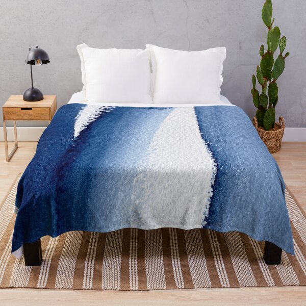 Item preview, Beautiful nature landscape, blue watercolor abstract designed and sold by anaozzart.