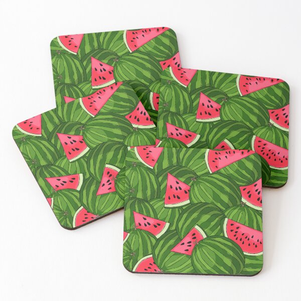 Item preview, Cute Kawaii Watermelon Pattern designed and sold by PotluckPrints.