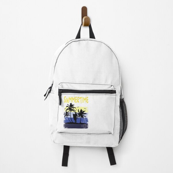 Item preview, Summer time with surfers under palm trees on a beach designed and sold by ReneMM.